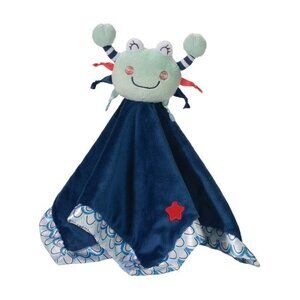 New w/ Tag Douglas Baby Lil Snuggler Dark Blue Crab Security Blanket Lovey
